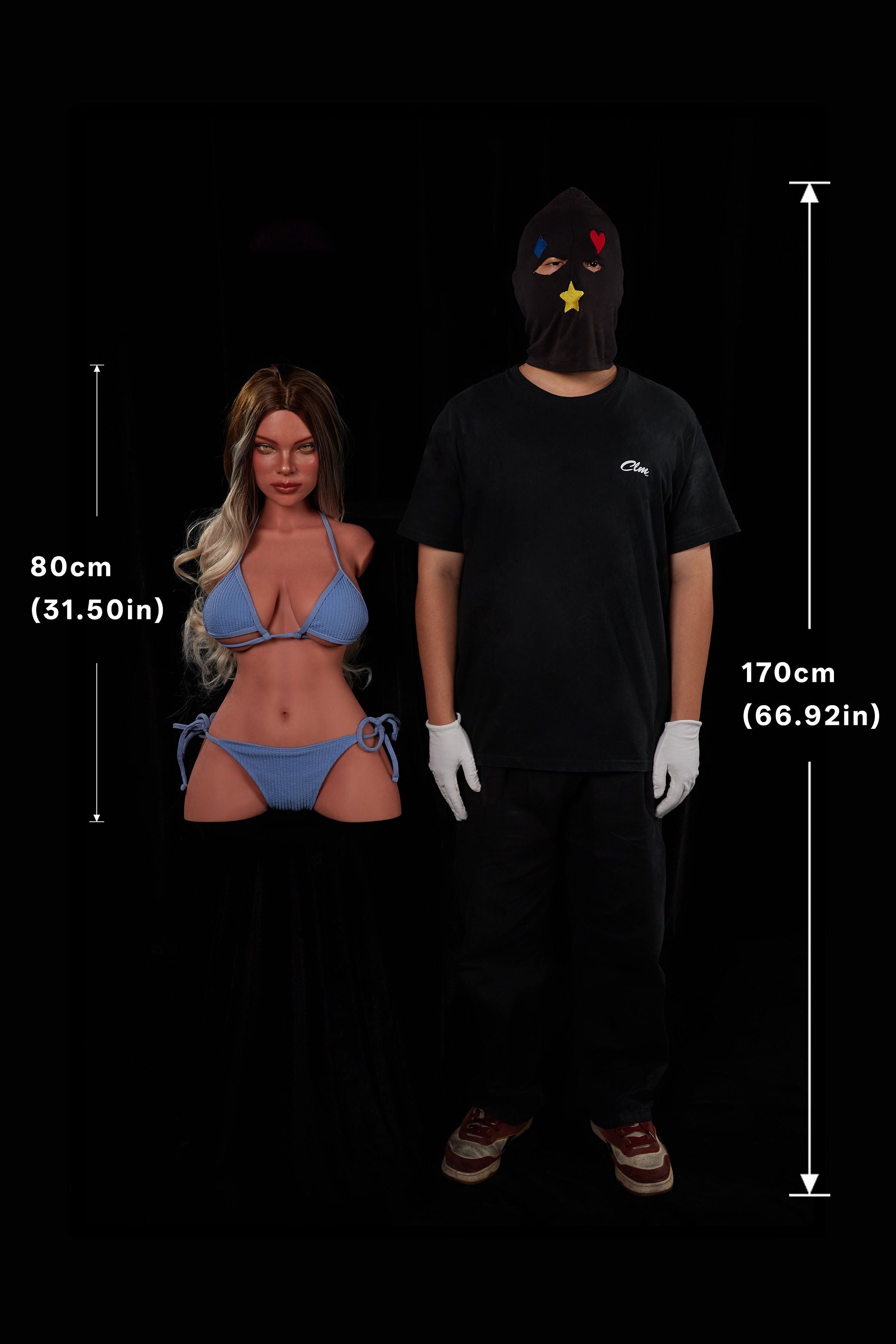 Climax Doll |  80cm/2ft7 E Cup Full Silicone Torso Doll - Hedia