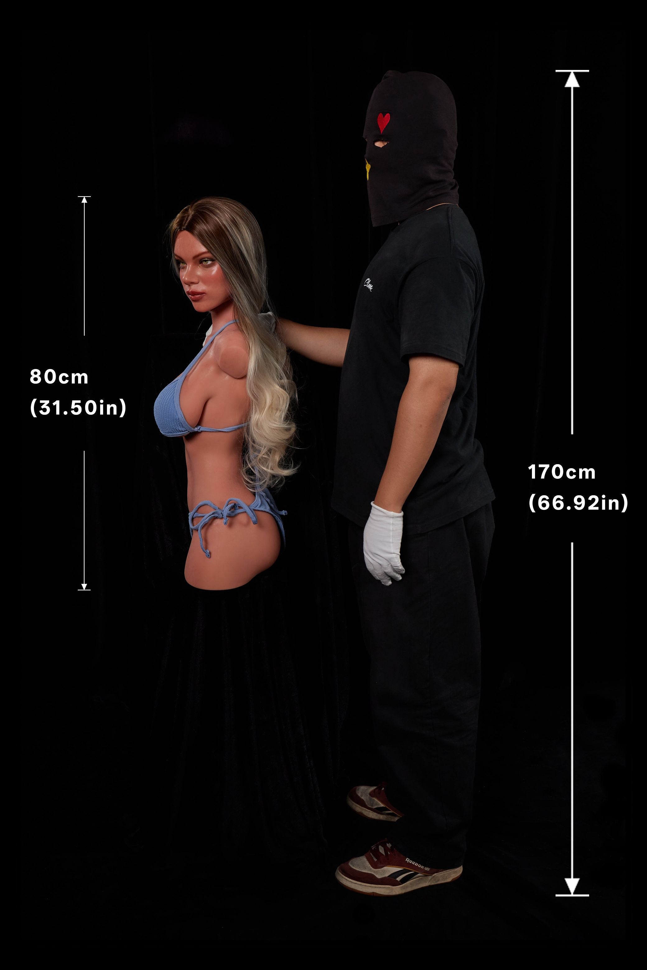 Climax Doll |  80cm/2ft7 E Cup Full Silicone Torso Doll - Hedia