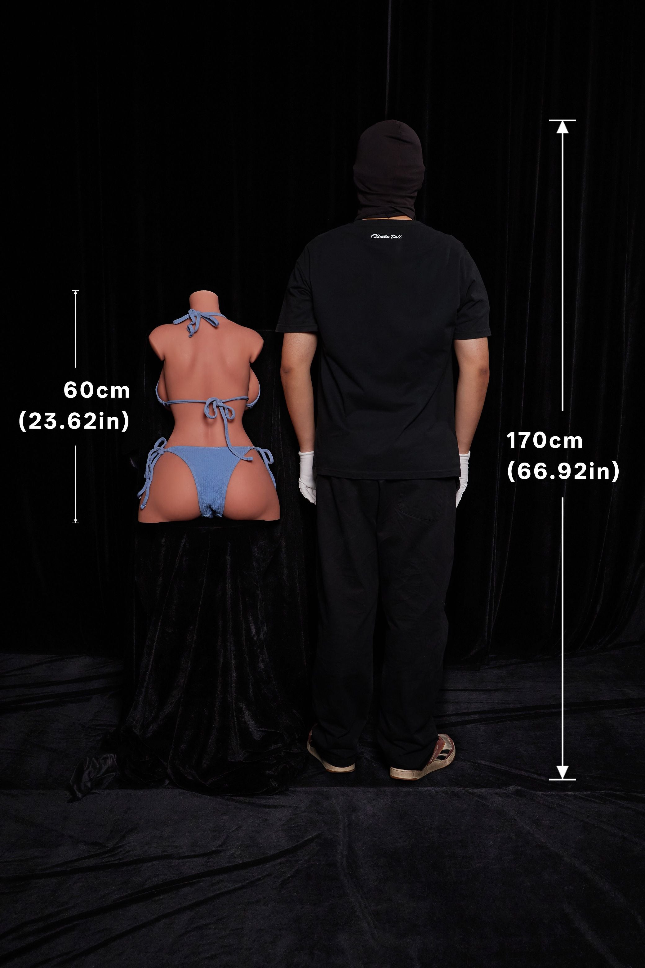 Climax Doll |  60cm/2ft0 E Cup Full Silicone Torso Doll ULW 662