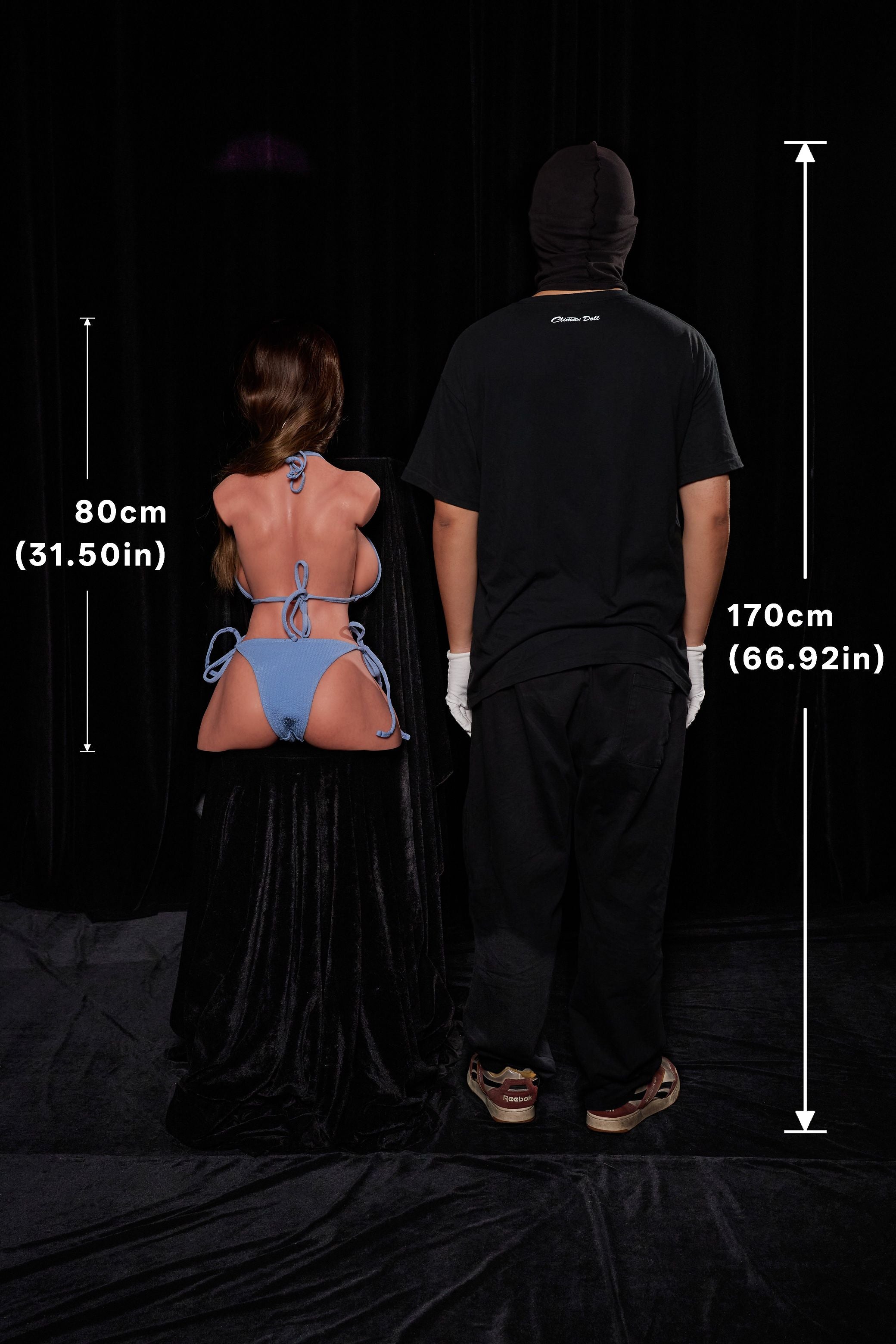 Climax Doll |  80cm/2ft7 Slim F Cup Full Silicone Torso Doll - Emma