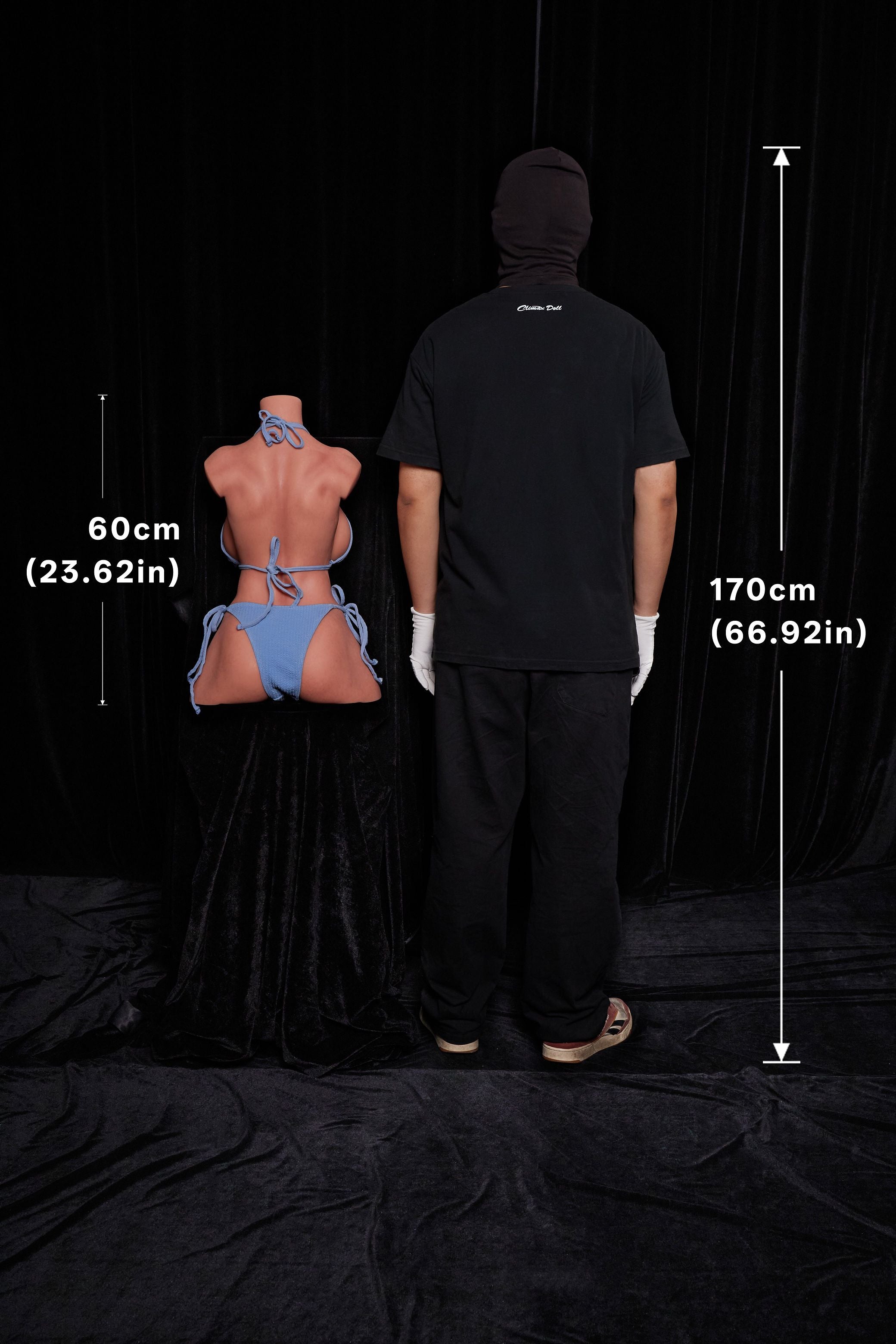 Climax Doll |  60cm/2ft0 F Cup Full Silicone Torso Doll ULW 663
