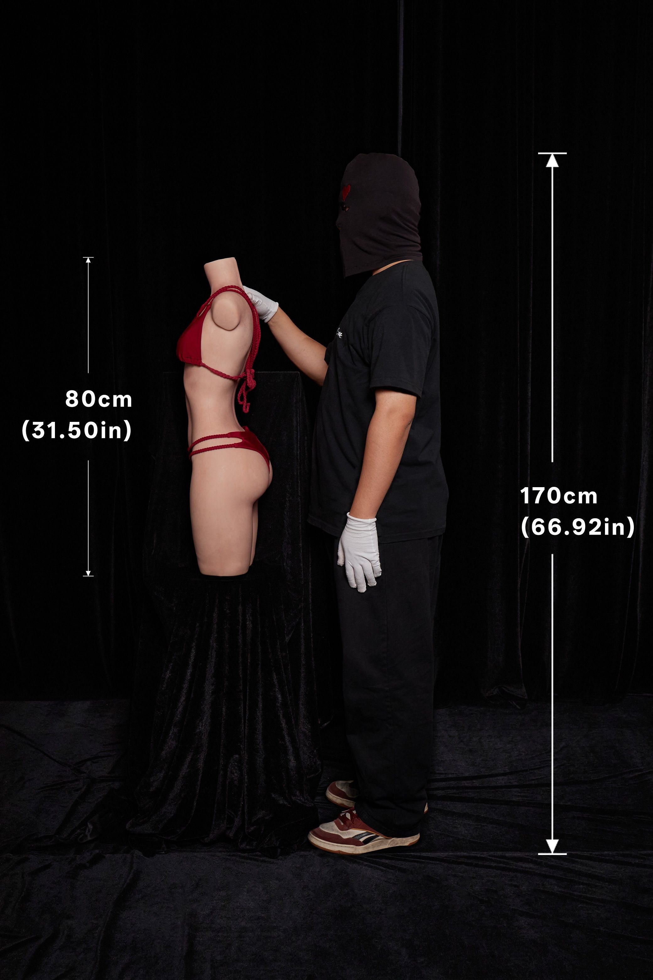 Climax Doll |  80cm / 2ft7 Full Silicone Torso Doll A Cup ULW881 Without Head