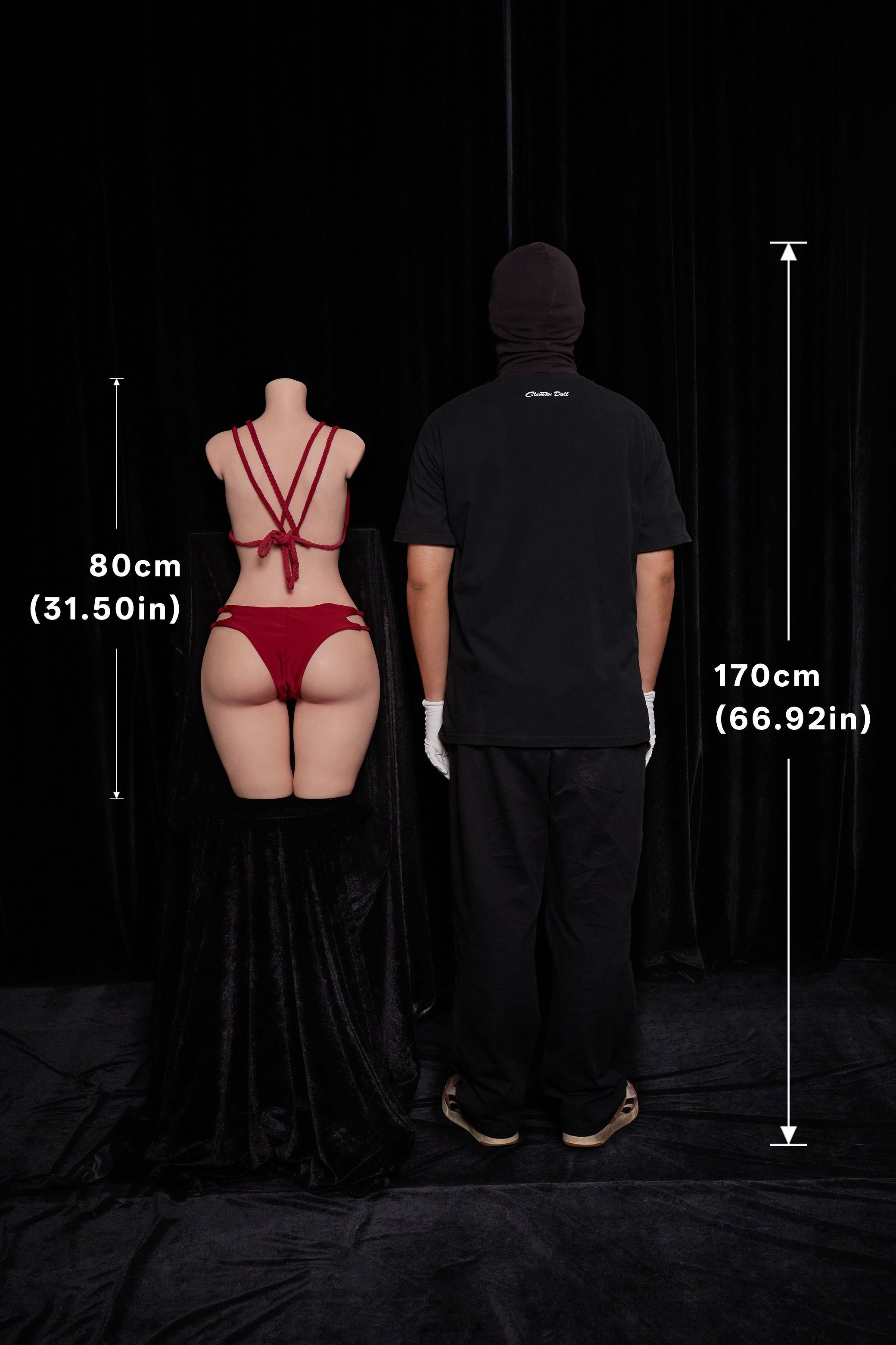 Climax Doll |  80cm / 2ft7 Full Silicone Torso Doll A Cup ULW881 Without Head