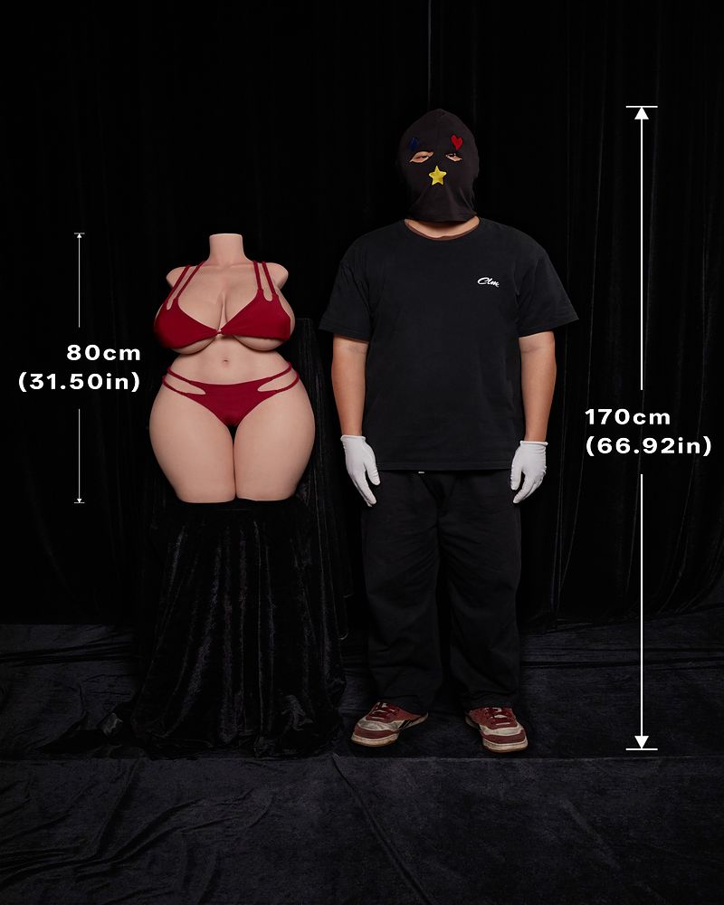 Climax Doll |  80cm / 2ft7 Curvy Silicone Torso Sex Doll – ULW 884