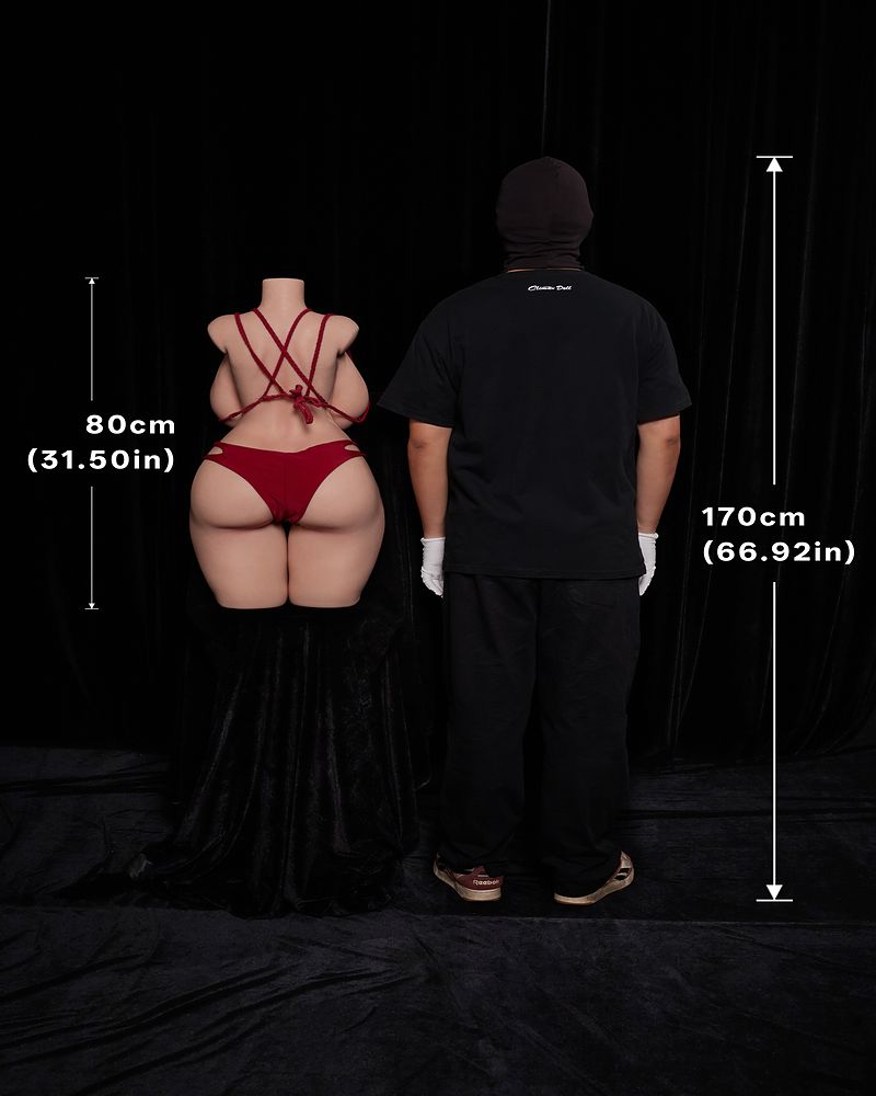 Climax Doll |  80cm / 2ft7 Curvy Silicone Torso Sex Doll – ULW 884