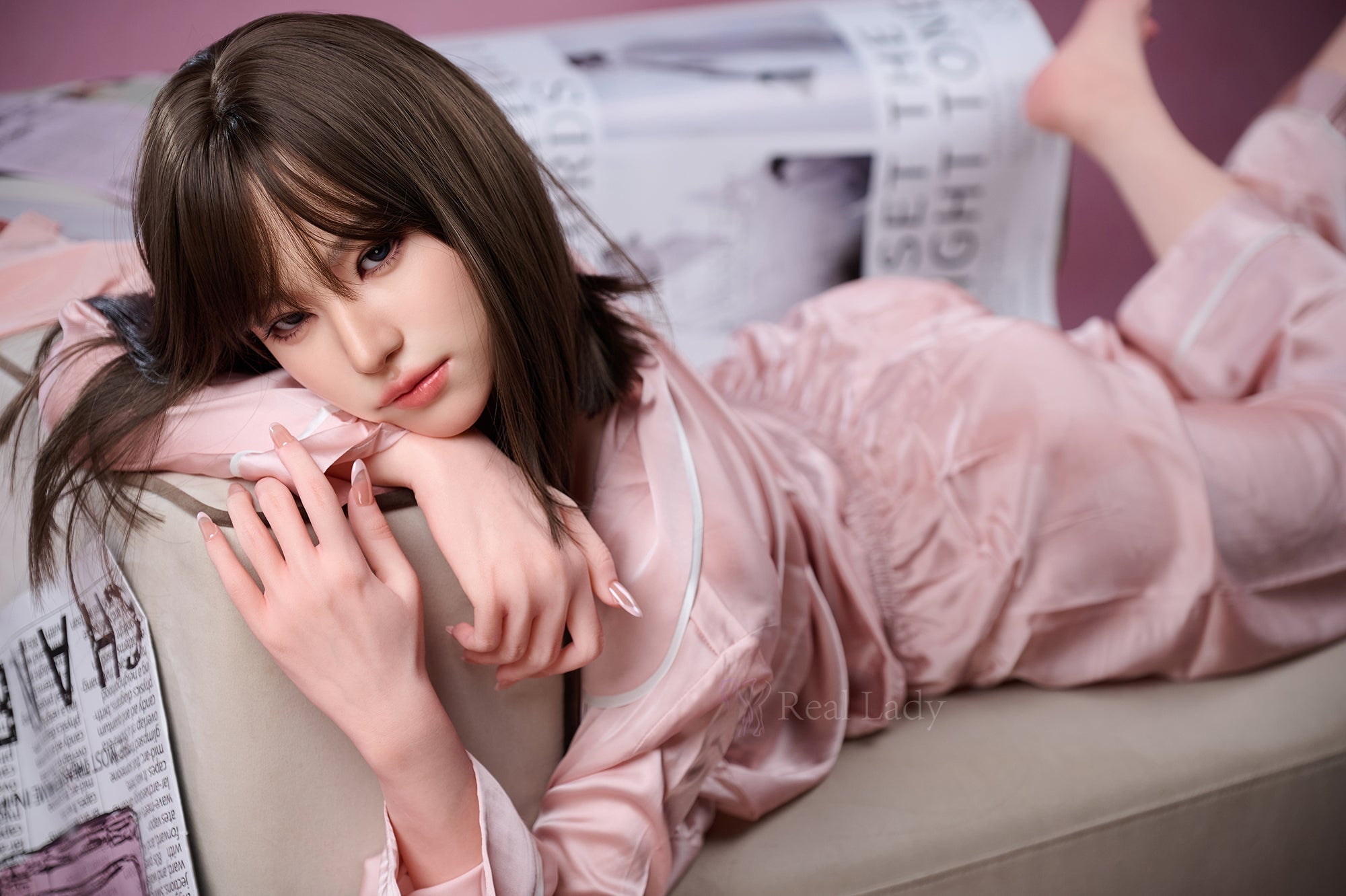 Real Lady | 150cm / 4ft11 Petite Full Silicone Sex Doll with ROS MAX Head – Viki - AliaDoll - Rael Lady