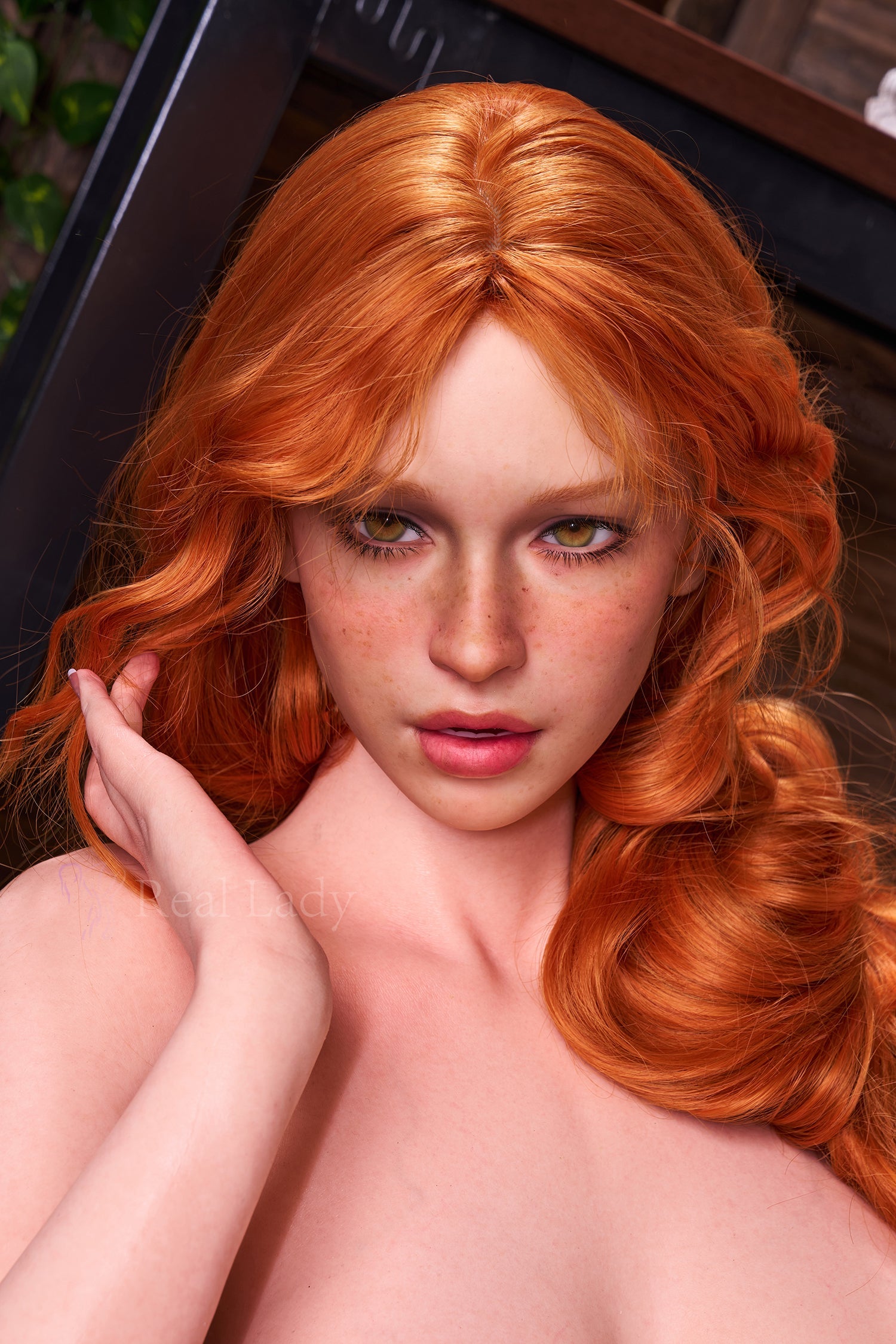 Real Lady | 159cm / 5ft3 Curvy Full Silicone Sex Doll with ROS MAX Head – Hailey - AliaDoll - RealLady
