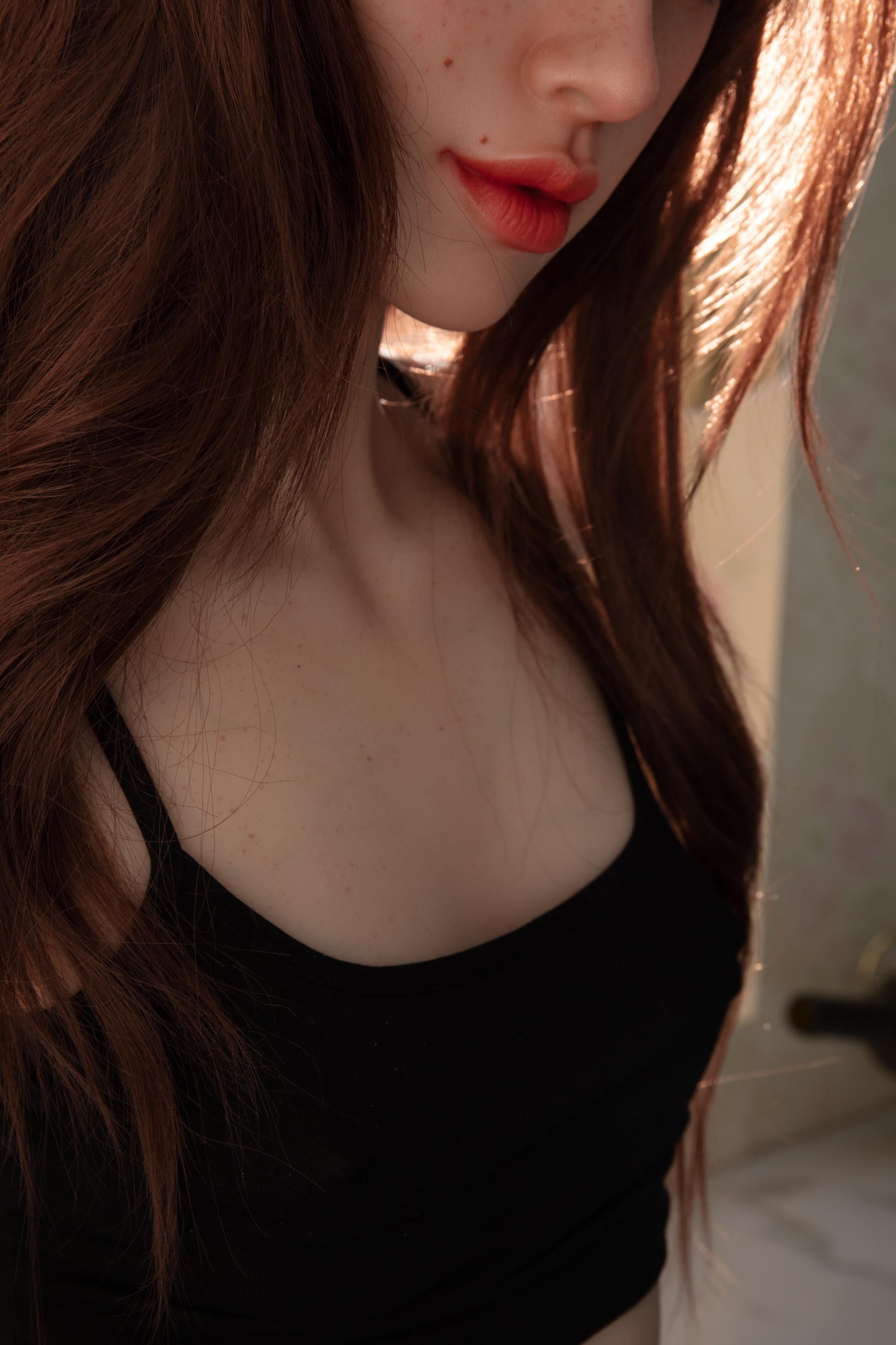 STARPERY Doll | 171cm (5ft 7in) Slim A Cup Sexye Doll Full Silicone with Implanted Hair – Hedy - AliaDoll - STARPERY Doll