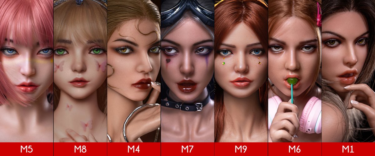 SY Doll M Series Silicone ROS Head with Movable Jaw - SuperLoveDoll
